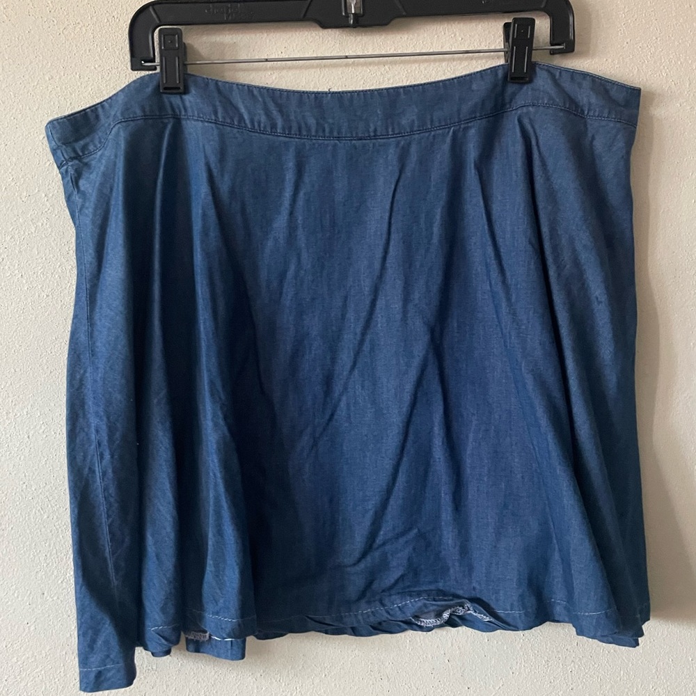 Skirt blue jean color - Forver 21 Plus Size - Falda Mahon